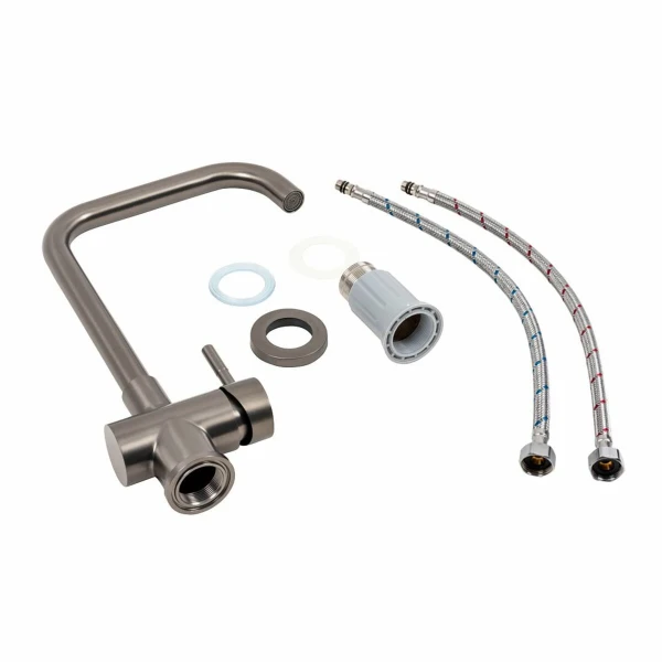 Кухонний змішувач Platinum FC-6 PVD чорний