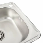 Кухонна мийка з нержавіючої сталі Valeso 4842 ДЕКОР (0,6/160 мм)