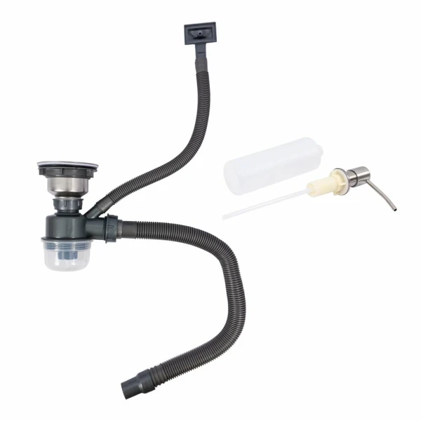 Кухонна мийка 58*43 нержавійка VALESO Handmade (сифон круглий, 3.0/0.8)