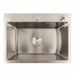 Кухонна мийка 58*43 нержавійка VALESO Handmade (товщина 3,0/1,5)