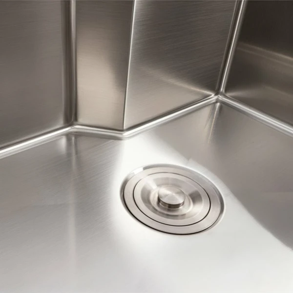 Кухонна мийка VALESO Handmade 65х43 нержавійка (3,0/0,8)