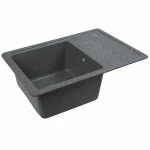 Гранітна мийка для кухні VALESO 6243 LIANA матова Мікс