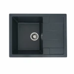 Гранітна мийка для кухні VALESO 6550 INTENSO матова Антрацит