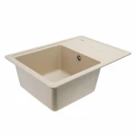 Гранітна мийка для кухні VALESO 6243 LIANA матова Сафарі