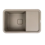 Гранітна мийка для кухні VALESO 7850 CUBE матовий Титан