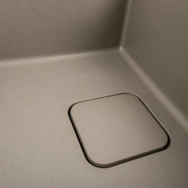 Гранітна мийка для кухні VALESO 7850 CUBE матовий Титан