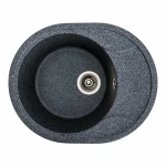 Гранітна мийка для кухні VALESO 5847 ONYX матова (графіт)