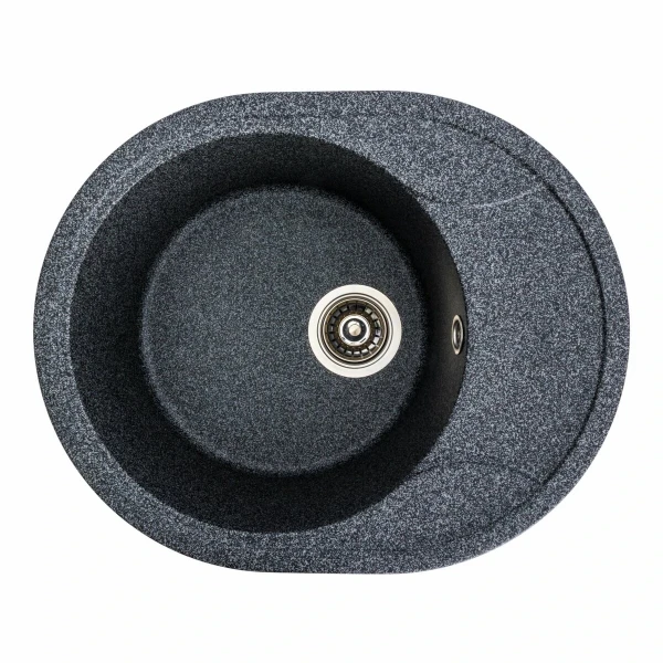 Гранітна мийка для кухні VALESO 5847 ONYX матова (графіт)