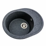 Гранітна мийка для кухні VALESO 5847 ONYX матова (графіт)