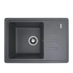 Гранітна мийка для кухні VALESO 6243 LIANA матова Сірий мусон