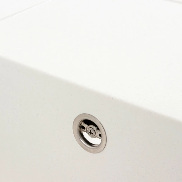 Гранітна мийка для кухні VALESO 7950 AZURIT матова Білосніжна