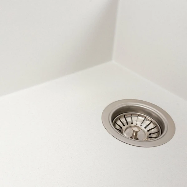 Гранітна мийка для кухні VALESO 7950 AZURIT матова Білосніжна