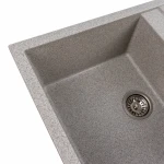 Гранітна мийка для кухні VALESO 7950 Selena матова Сіра