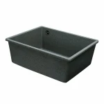 Гранітна мийка для кухні VALESO 5444 OASIS матова Сіра