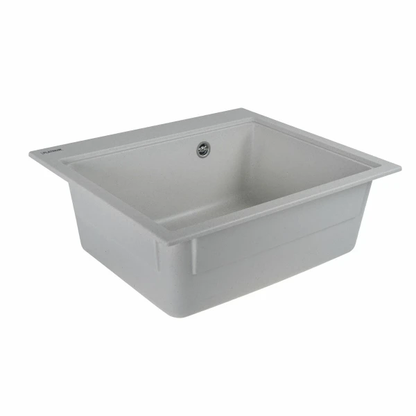 Гранітна мийка для кухні VALESO 5852 VESTA матова Біла в крапку