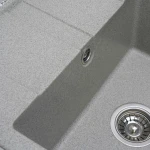 Гранітна мийка для кухні VALESO 5851 ARIA матова Сіра