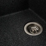 Гранітна мийка для кухні VALESO 6250 ZIRKONE матовий Графіт
