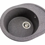 Гранітна мийка для кухні VALESO 5847 ONYX матова (мікс)