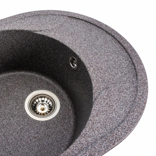 Гранітна мийка для кухні VALESO 5847 ONYX матова (мікс)