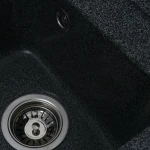 Гранітна мийка для кухні VALESO 4050 KORRADO матова Графіт