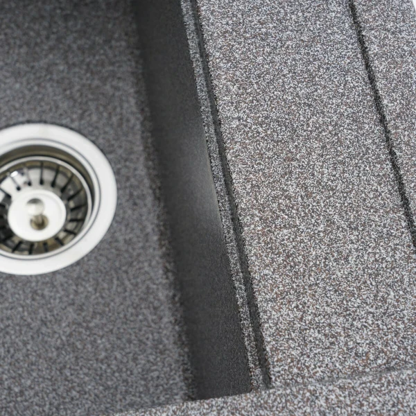 Гранітна мийка для кухні VALESO 5149 FIESTA матова Мікс