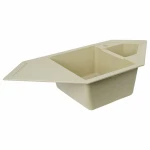 Гранітна мийка для кухні VALESO 9950 PANDORA матова Пісок