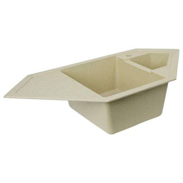 Гранітна мийка для кухні VALESO 9950 PANDORA матова Пісок