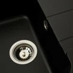 Гранітна мийка для кухні VALESO 7850 VERONA матова Чорна