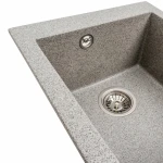 Гранітна мийка для кухні VALESO 4150 SOKIL матова (сіра)