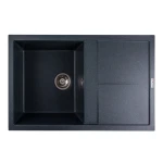 Гранітна мийка для кухні VALESO 7950 Selena матова Антрацит