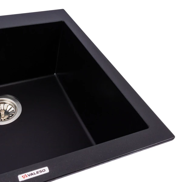 Мийка гранітна матова VALESO 5050 GALAX Чорна