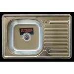 Кухонна мийка нержавіючої сталі Platinum ДЕКОР PLATINUM 7850 з (0,8/180 мм)