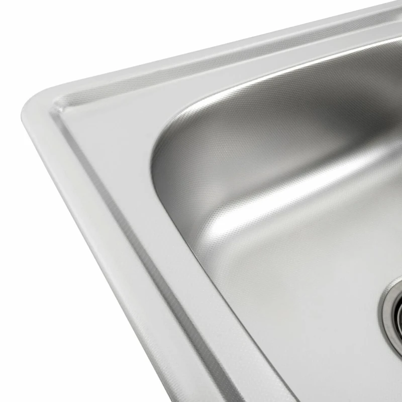 Кухонна мийка нержавіючої сталі Platinum ДЕКОР PLATINUM 7850 з (0,8/180 мм)