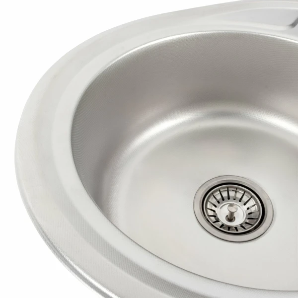 Кухонна мийка нержавіючої сталі Platinum ДЕКОР PLATINUM 5745 з (0,8/180 мм)