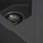 Гранітна мийка для кухні Platinum 9950 PANDORA матова Сірий мусон