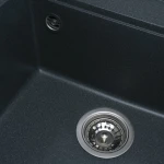 Гранітна мийка для кухні Platinum 5149 FIESTA матова Антрацит