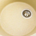 Гранітна мийка для кухні Platinum 5847 ONYX матова (пісок)