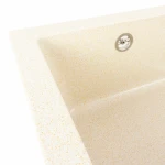 Гранітна мийка для кухні Platinum 7945 Paruana матова Пісок