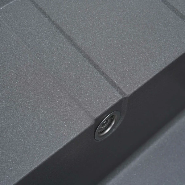 Гранітна мийка для кухні Platinum 5851 ARIA матова Сірий мусон