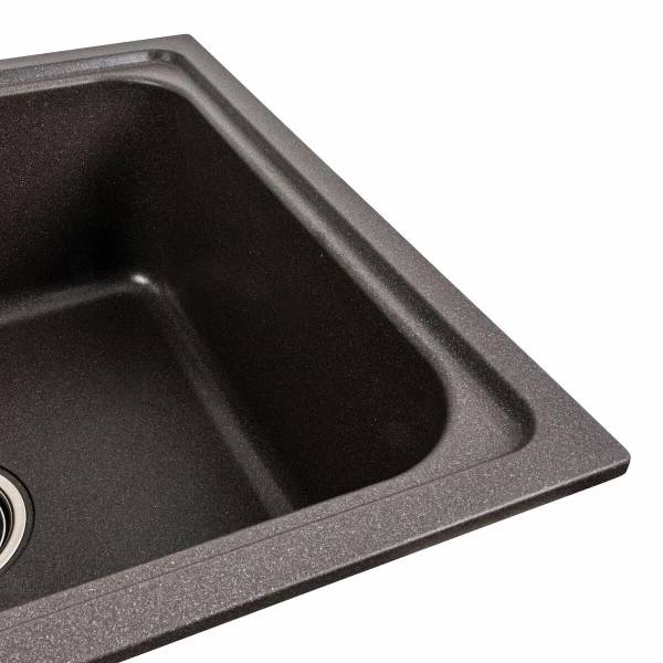 Гранітна мийка для кухні Platinum 7950 Equatoria матовий Гренадін