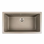 Гранітна мийка для кухні Platinum 7945 Paruana матовий Титан