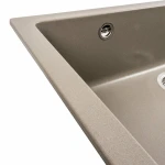 Гранітна мийка для кухні Platinum 7945 Paruana матовий Титан