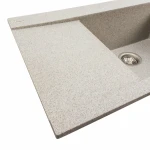 Гранітна мийка для кухні Platinum 9651 ATLAS матовий Сірий