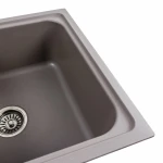 Гранітна мийка для кухні Platinum 7950 Equatoria матова Дюна