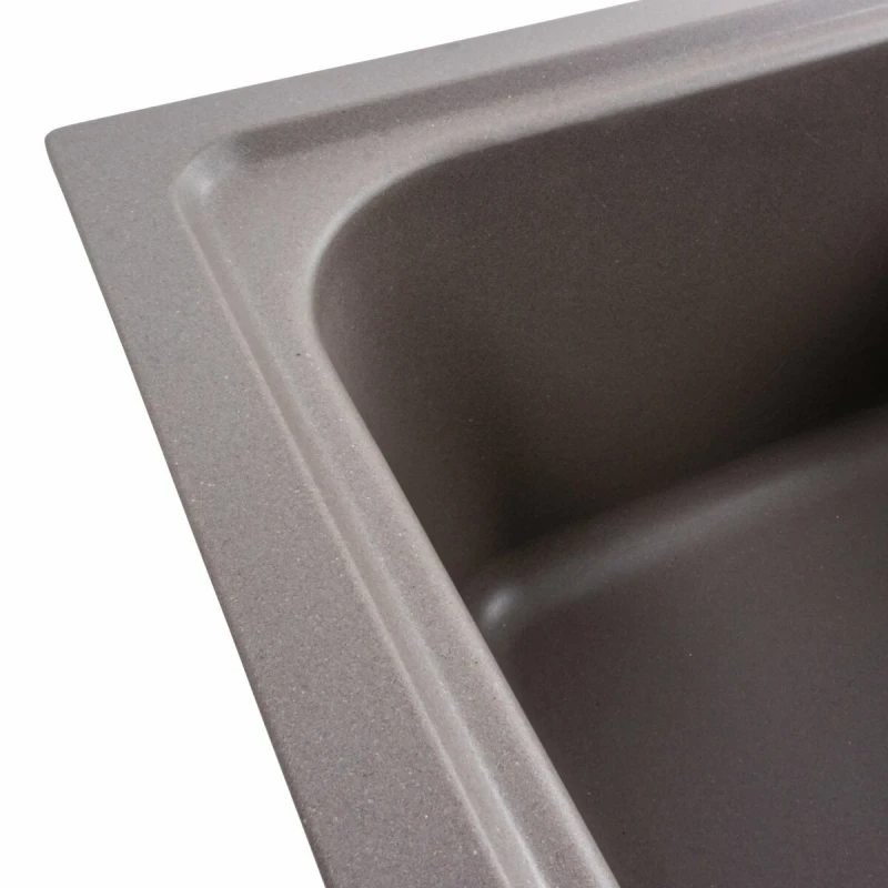 Гранітна мийка для кухні Platinum Equatoria PLATINUM 7950 матова Дюна