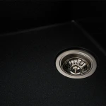 Гранітна мийка для кухні Platinum 6250 ZIRKONE матовий Карбон