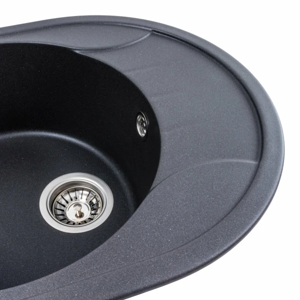 Гранітна мийка для кухні Platinum матовий PLATINUM 5847 ONYX Моріон