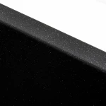 Гранітна мийка для кухні Platinum 4040 RUBA матовий чорний металік