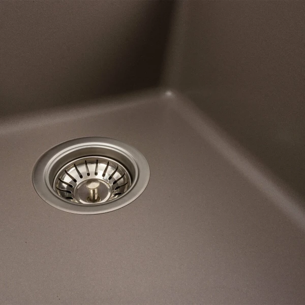 Гранітна мийка для кухні Platinum 9950 PANDORA матова Дюна