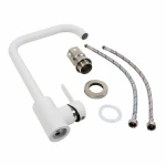 Змішувач кухонний Platinum KT 11 (3008B-FH) Білосніжний